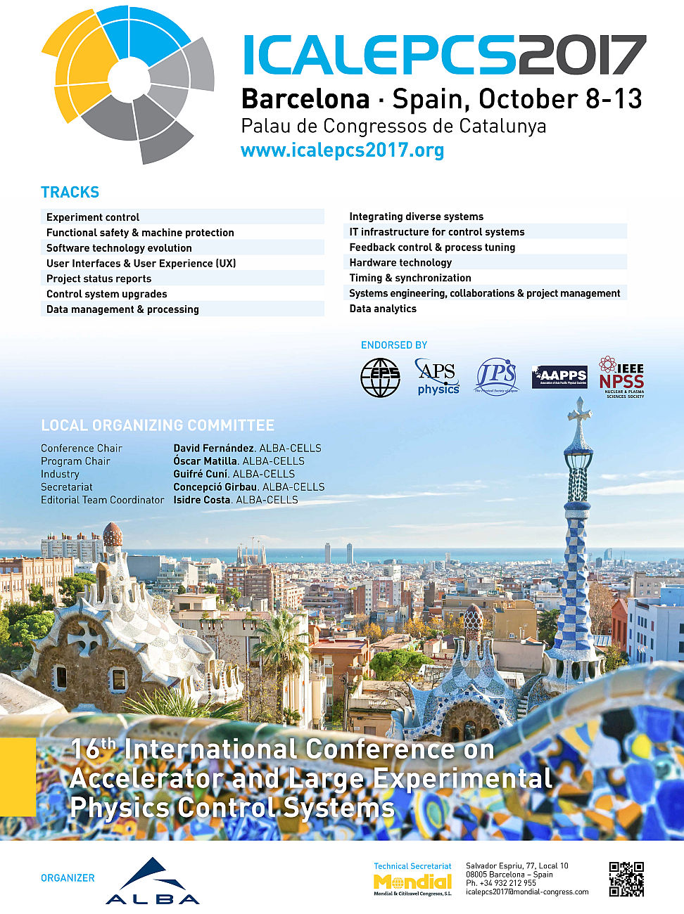 conference logo ICALEPCS2017
