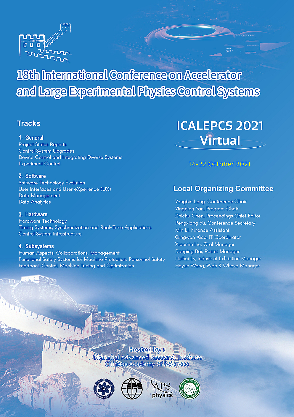 ICALEPCS2021 conference poster
