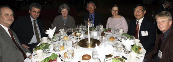 Guests at the head tables