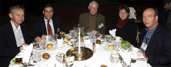 Guests at the head tables