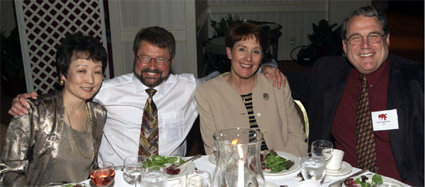 Guests at the head tables
