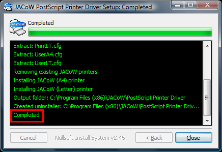 adobe postscript driver windows 7